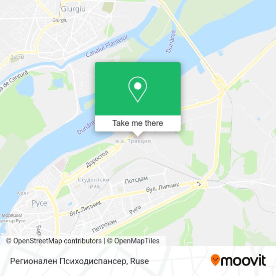 Карта Регионален Психодиспансер