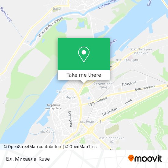 Карта Бл. Михаела