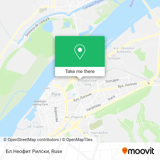 Карта Бл.Неофит Рилски