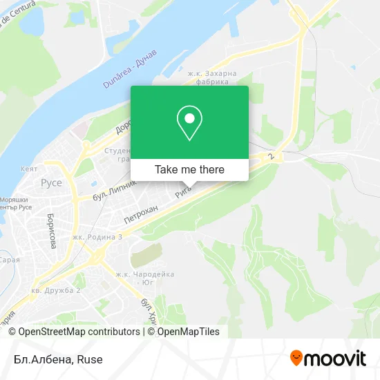 Карта Бл.Албена