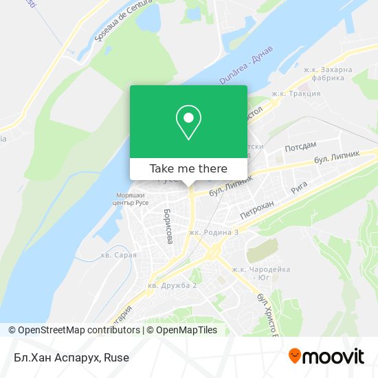 Бл.Хан Аспарух map