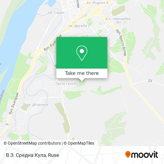 В.З. Средна Кула map