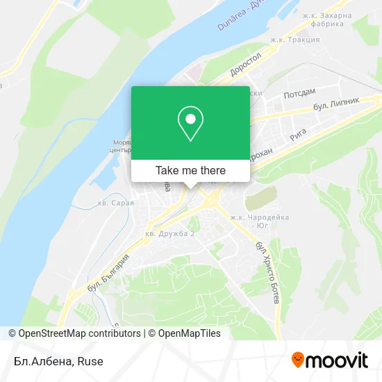 Карта Бл.Албена