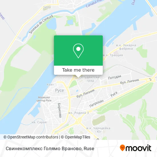 Свинекомплекс Голямо Враново map