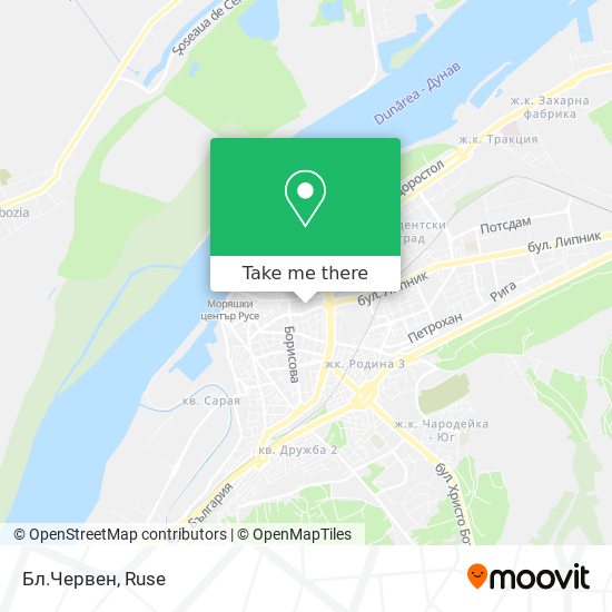 Бл.Червен map
