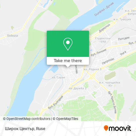 Широк Център map
