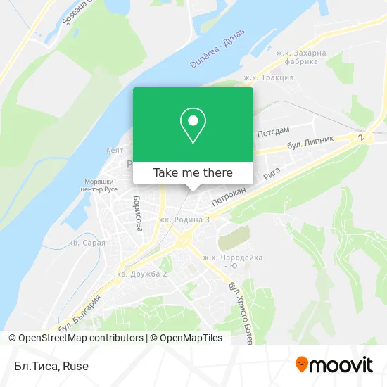 Карта Бл.Тиса