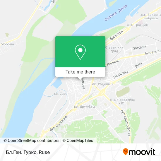 Карта Бл.Ген. Гурко