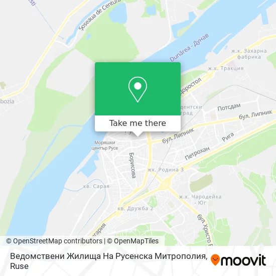 Карта Ведомствени Жилища На Русенска Митрополия