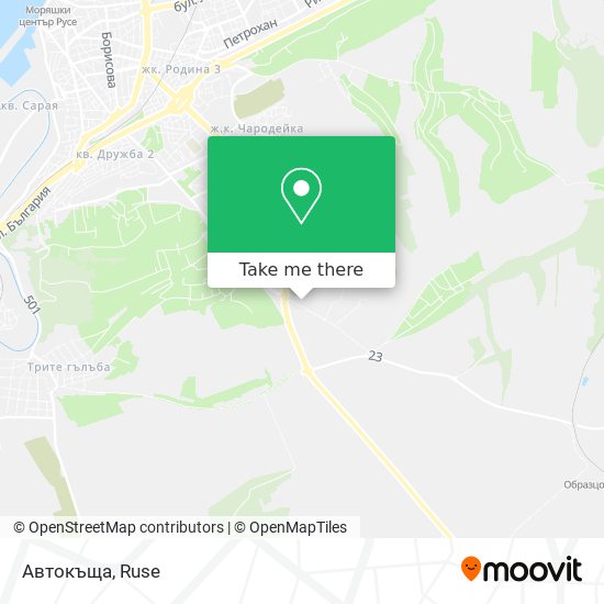 Автокъща map