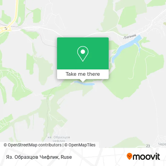 Карта Яз. Образцов Чифлик