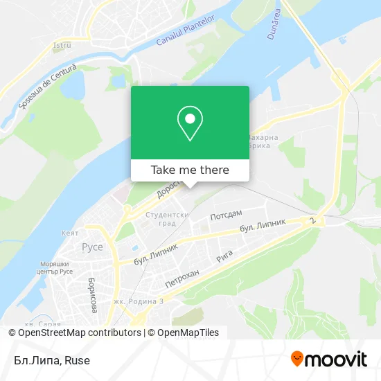 Карта Бл.Липа