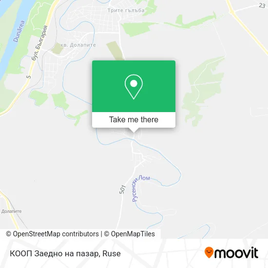 Карта КООП Заедно на пазар