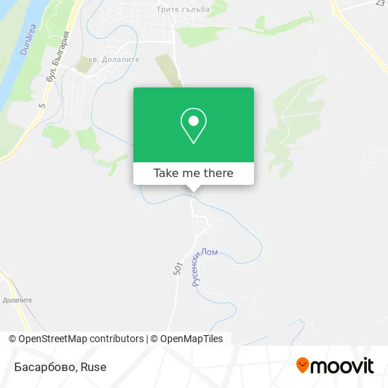 Басарбово map