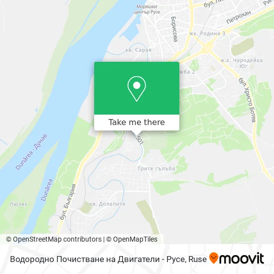 Водородно Почистване на Двигатели - Русе map