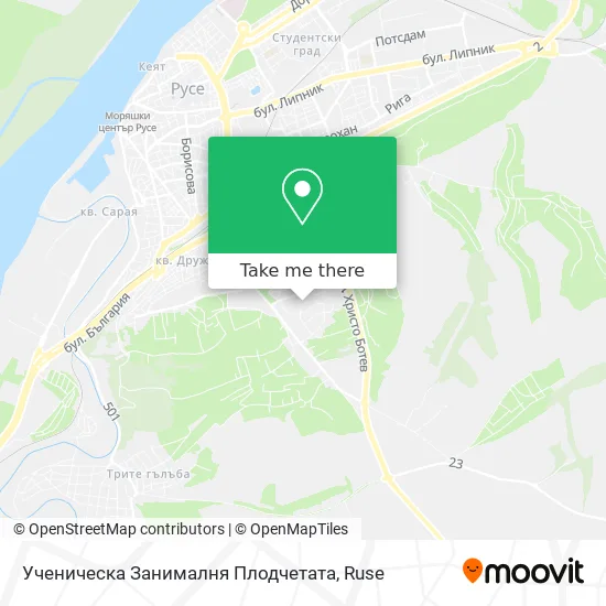 Ученическа Занималня Плодчетата map