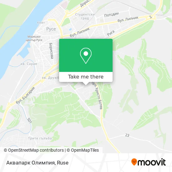 Аквапарк Олимпия map