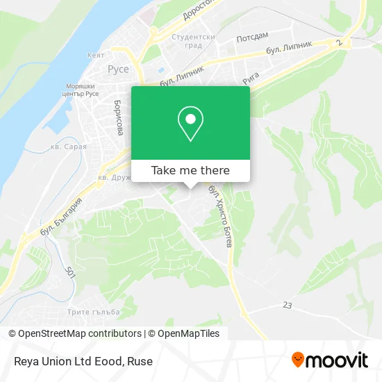 Карта Reya Union Ltd Eood