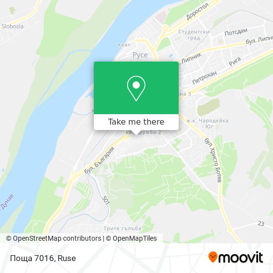 Поща 7016 map