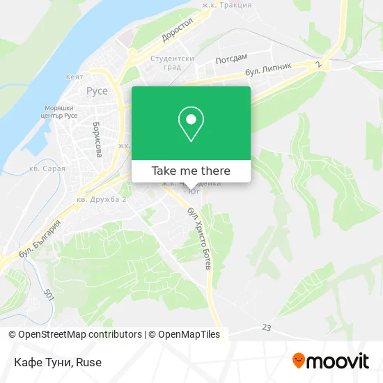 Кафе Туни map