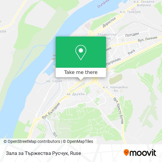 Зала за Тържества Русчук map