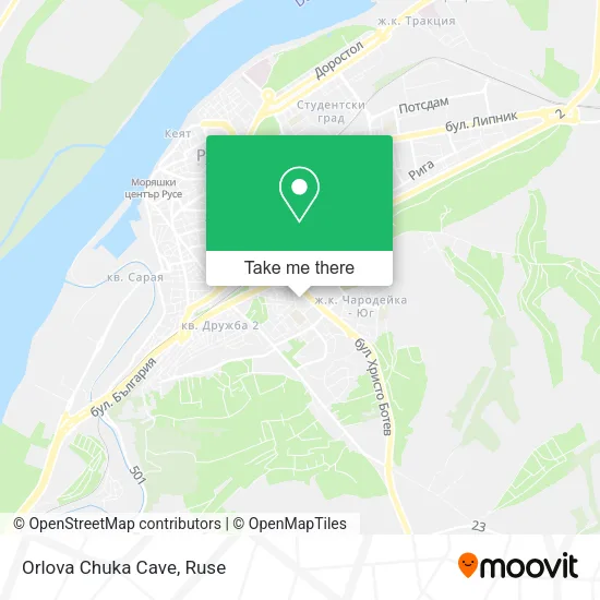 Карта Orlova Chuka Cave