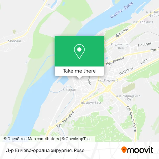 Д-р Енчева-орална хирургия map