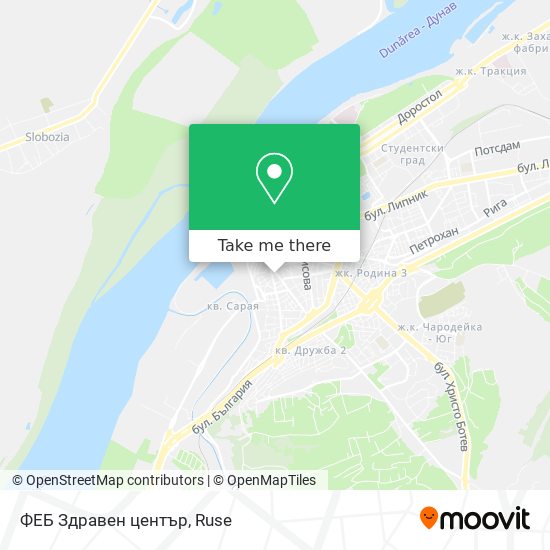 ФЕБ Здравен център map