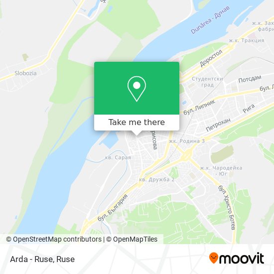Arda - Ruse map