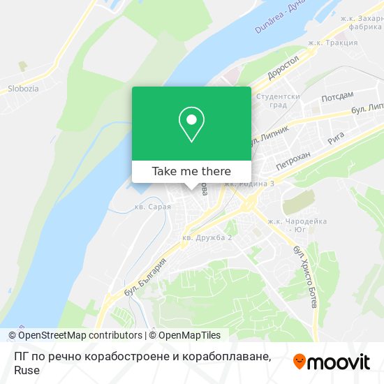 ПГ по речно корабостроене и корабоплаване map