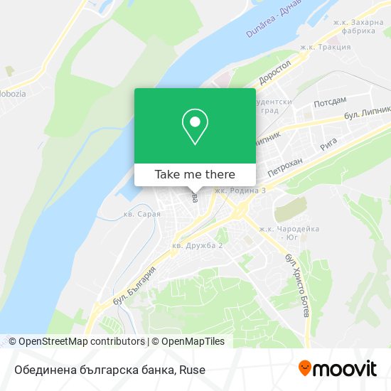 Обединена българска банка map