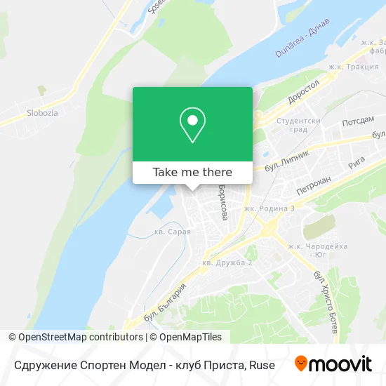 Сдружение Спортен Модел - клуб Приста map
