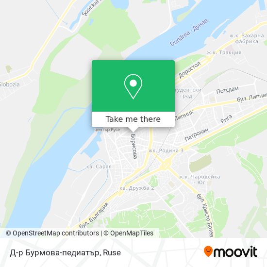 Карта Д-р Бурмова-педиатър