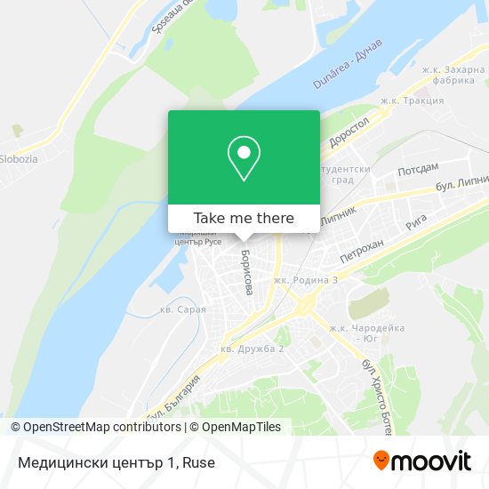 Медицински център 1 map