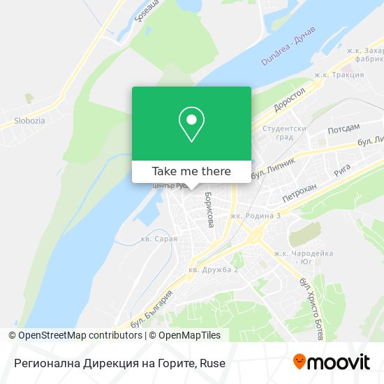 Регионална Дирекция на Горите map