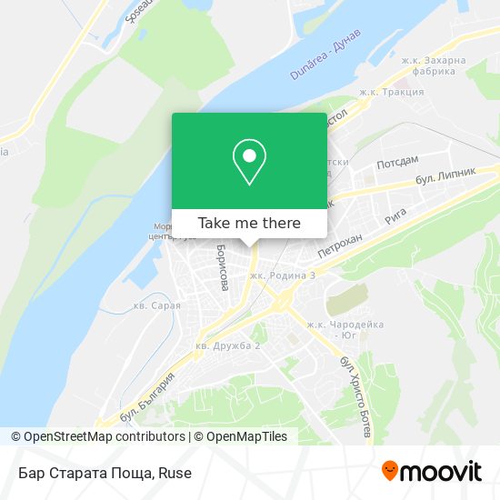 Бар Старата Поща map