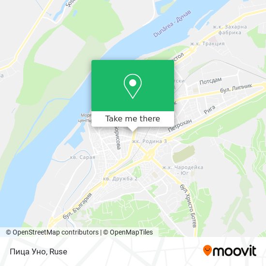 Пица Уно map