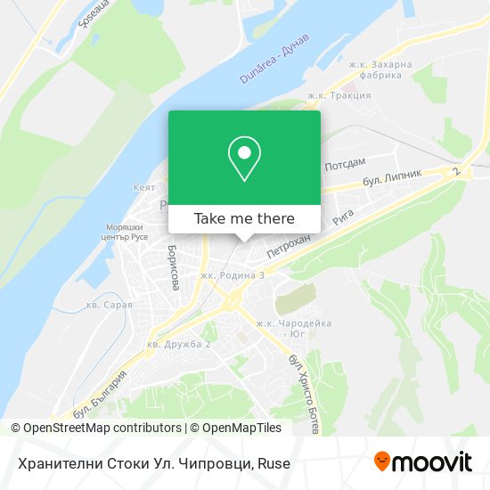 Карта Хранителни Стоки Ул. Чипровци