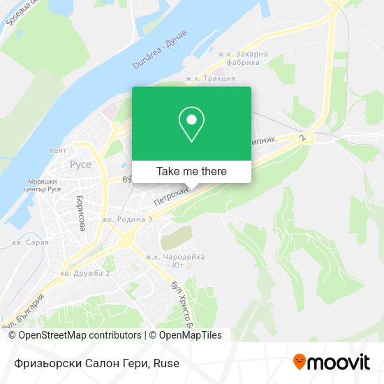 Карта Фризьорски Салон Гери