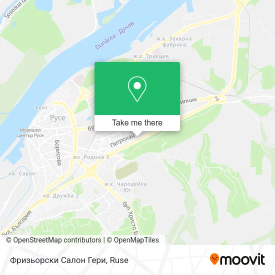 Карта Фризьорски Салон Гери