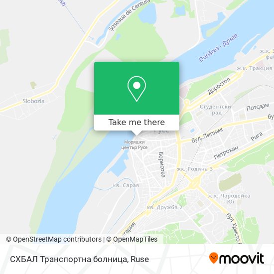 СХБАЛ Транспортна болница map