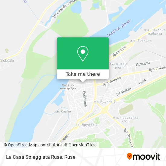 Карта La Casa Soleggiata Ruse
