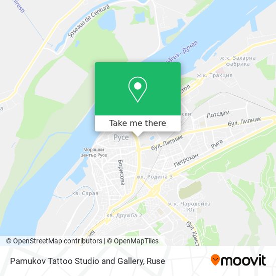 Pamukov Tattoo Studio and Gallery map