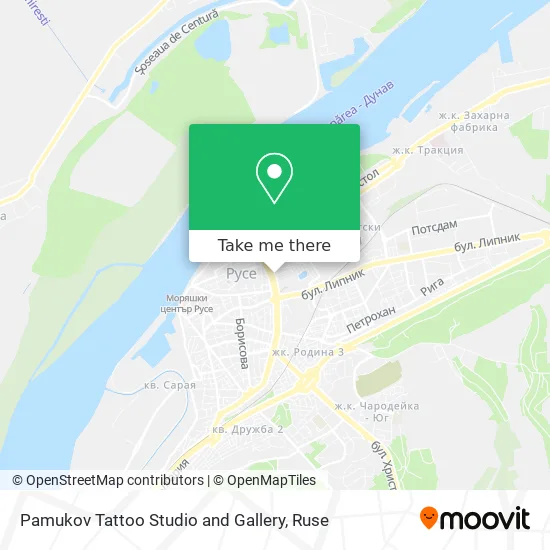 Карта Pamukov Tattoo Studio and Gallery