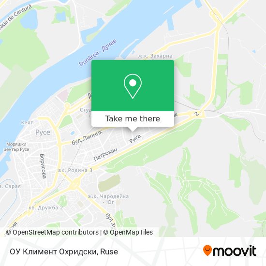 Карта ОУ Климент Охридски