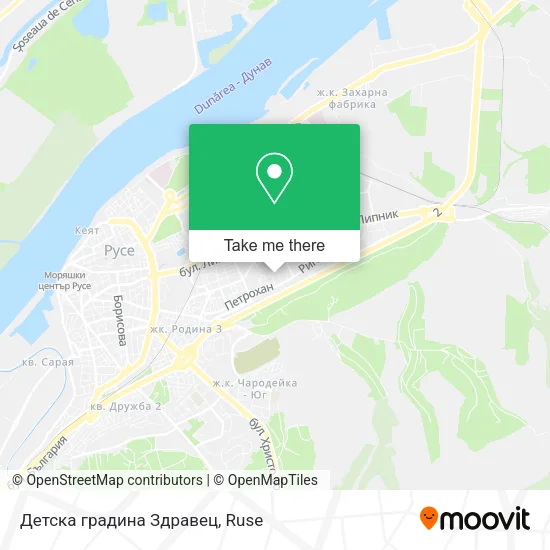 Карта Детска градина Здравец