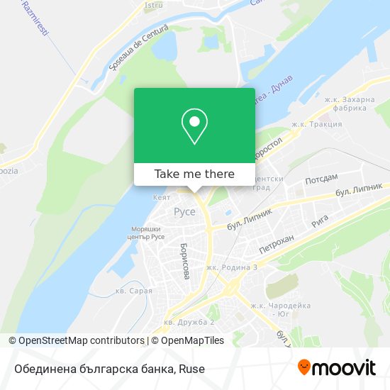 Обединена българска банка map