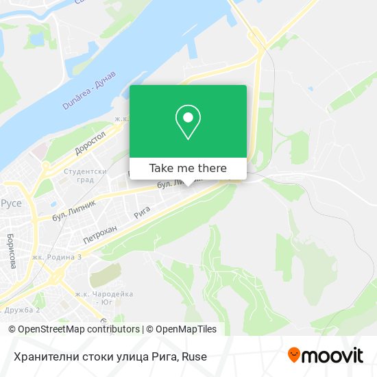 Хранителни стоки улица Рига map