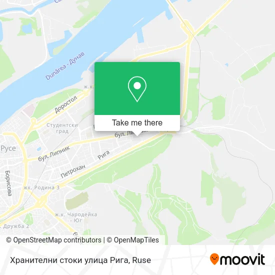 Карта Хранителни стоки улица Рига