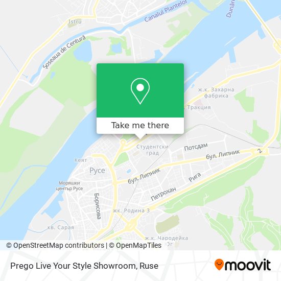 Prego Live Your Style Showroom map